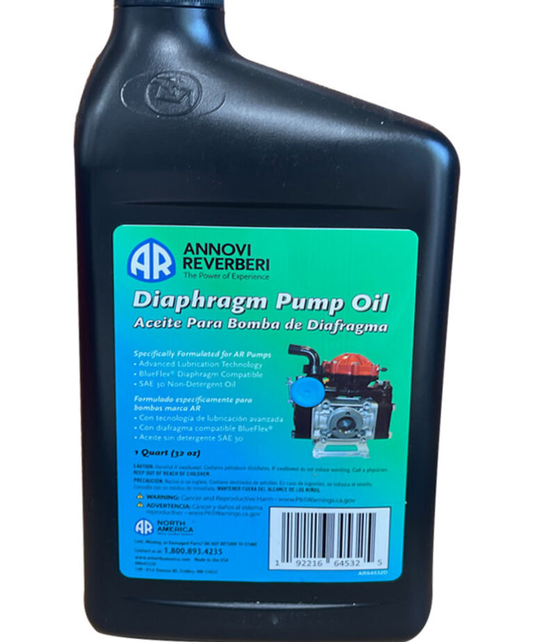 Annovi Reverberi AR Diaphragm Pump Oil Quart