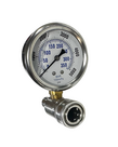 BE Steel Quick Connect Pressure Gauge
