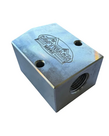 SWD Aluminum 3/8" x 1/2" Siamese/Twinning Block