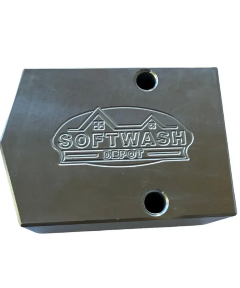 SWD Aluminum 3/8" x 1/2" Siamese/Twinning Block
