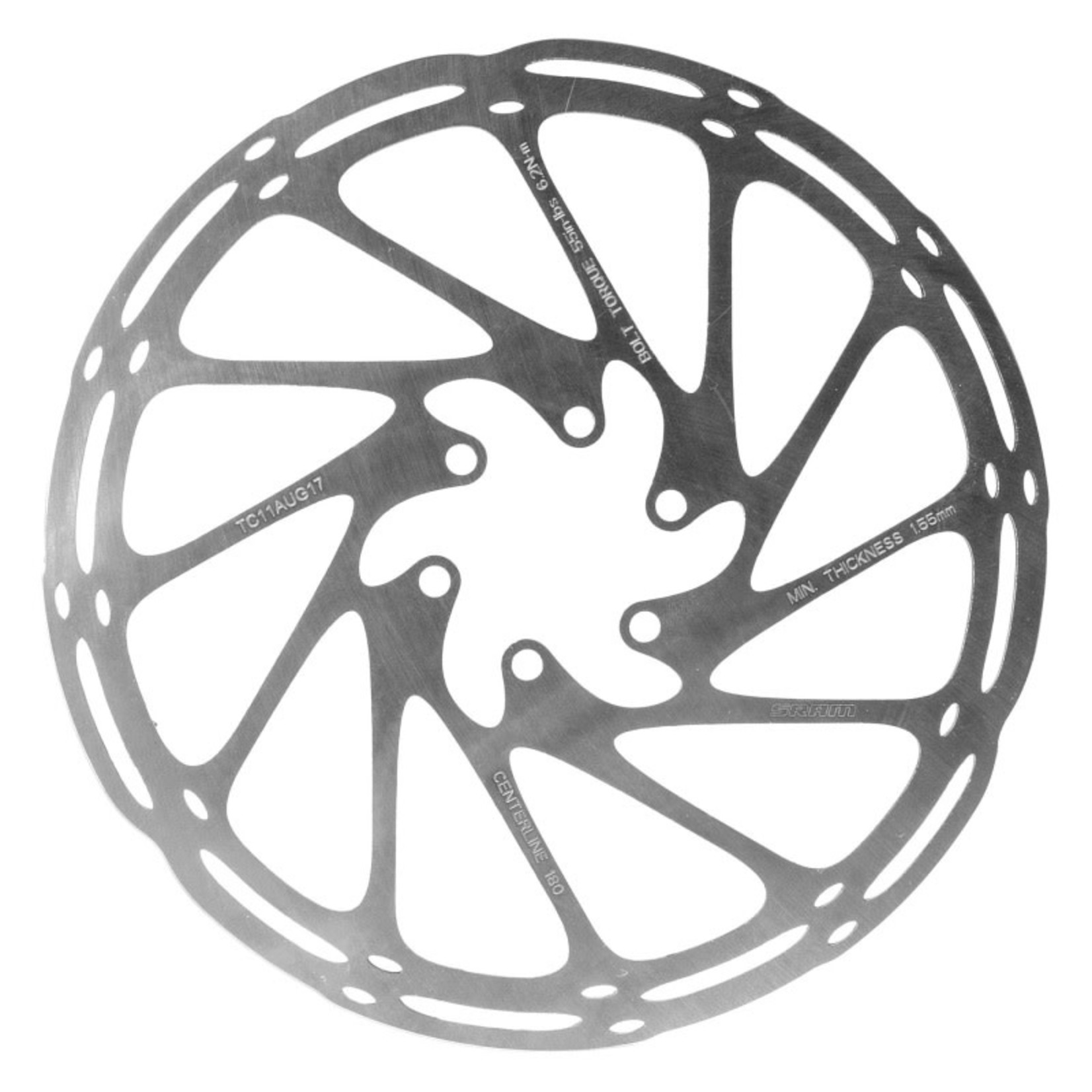 Sram Sram - Brake Part Disc Rotor 180 C-LINE 6B Rounded