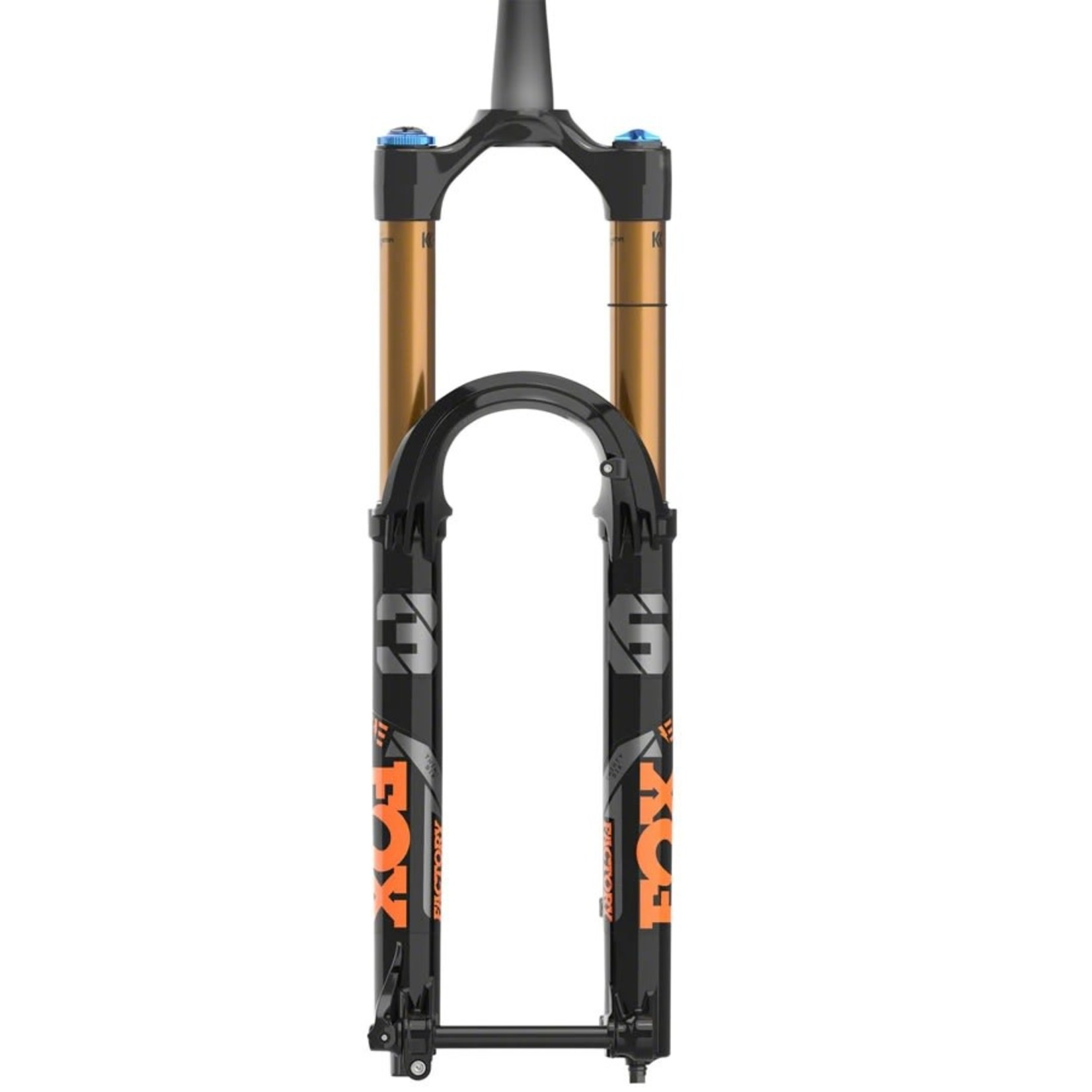 Fox 36 FOX 36 E-Optimized Factory Suspension Fork - 29 160 mm 15QR x 110 mm 51 mm Offset Shiny Black Grip 2