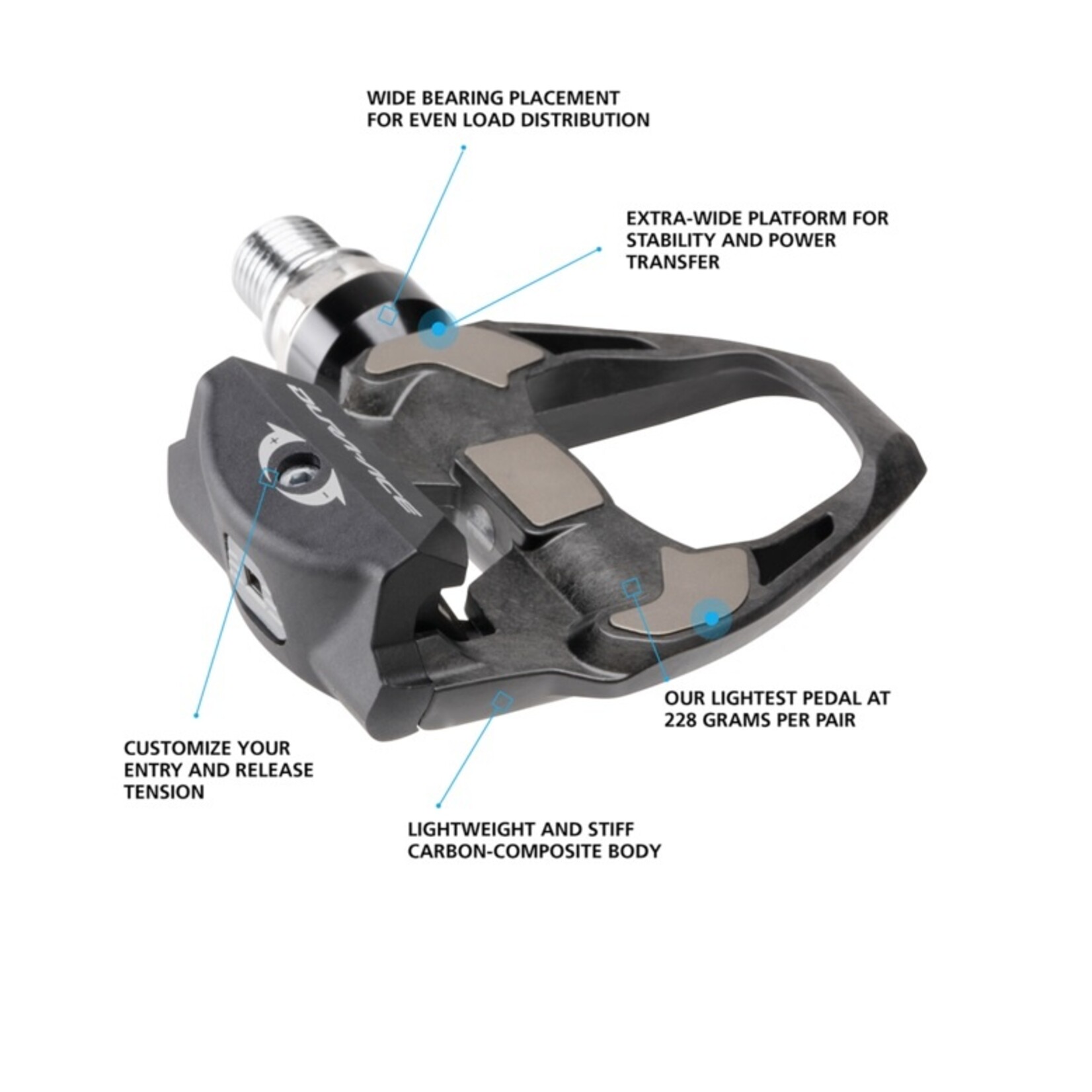 Shimano PEDAL PD-R9100 DURA-ACE W/CLEAT (SM-SH12)