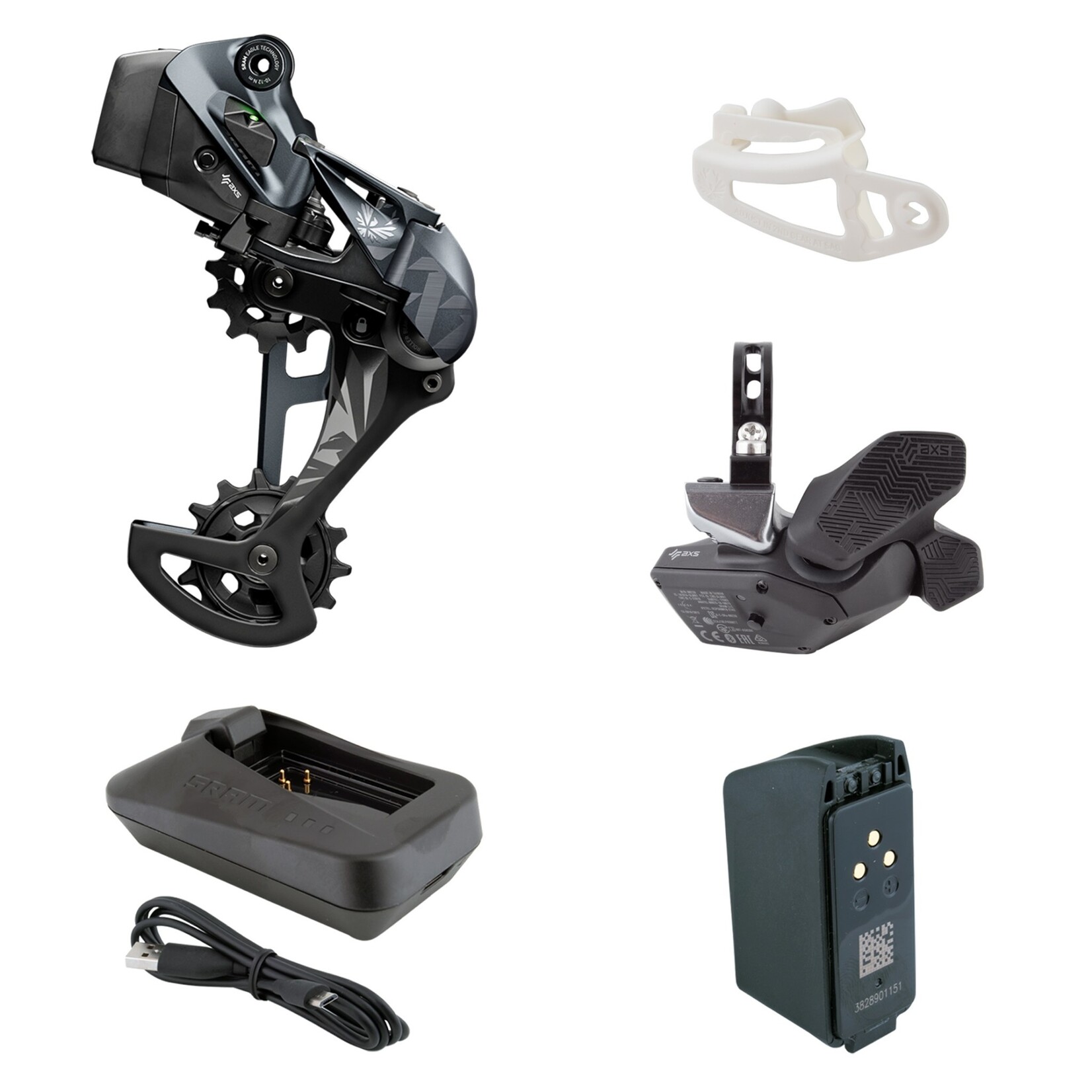 Sram - Group Upgrade Kit  XX1 Eagle AXS Rocker Shifter/RDwBATT/CHARGER-CORD/GAP TOOL BK