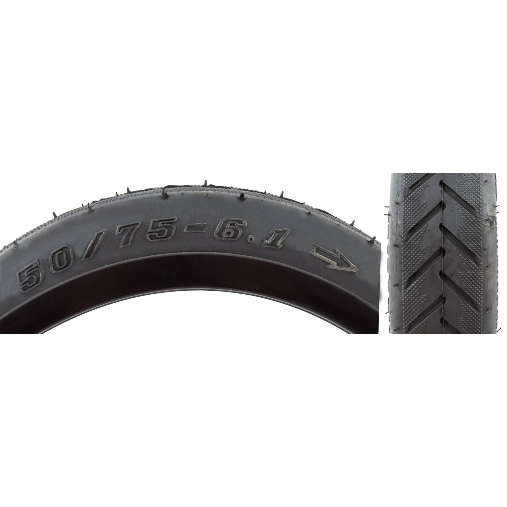 Sunlite - Tire  8-1/2x2 BK/BK H690 Scooter Wire/30