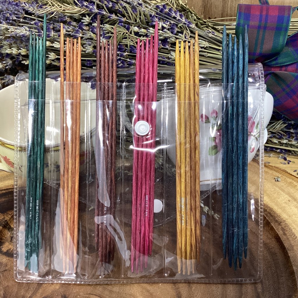 Knitter’s Pride Symfonie  Dreamz wood DPN 6” Sock needle set