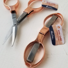 Hemline Rose Gold folding scissor