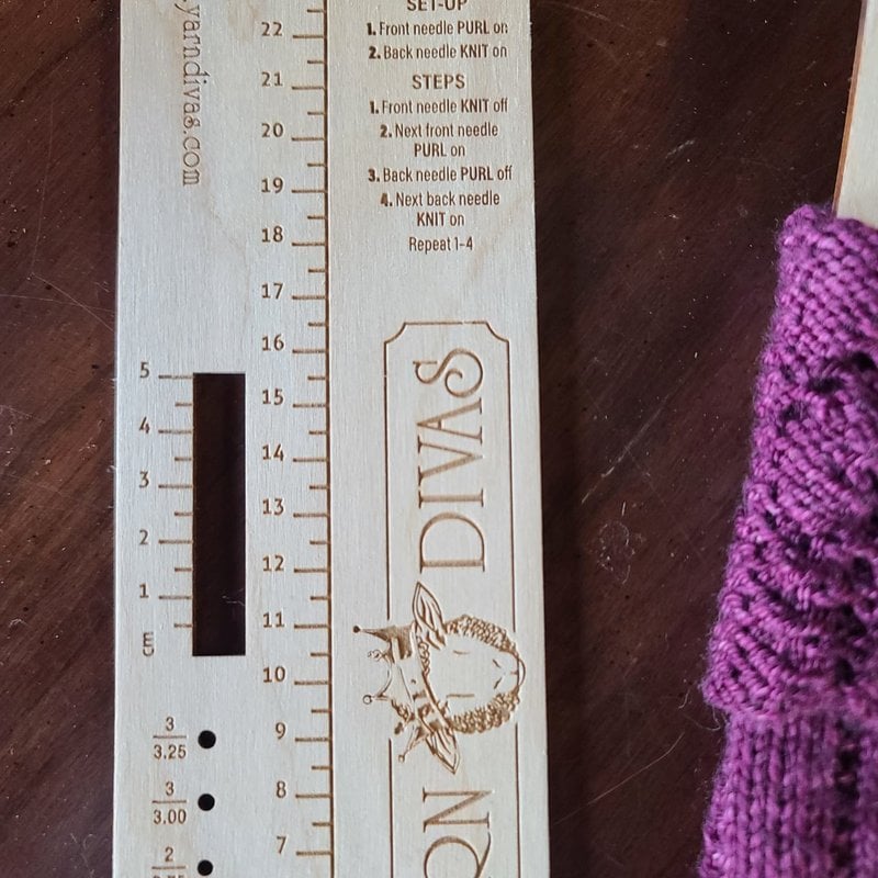 Yarn Divas Yarn Divas sock ruler