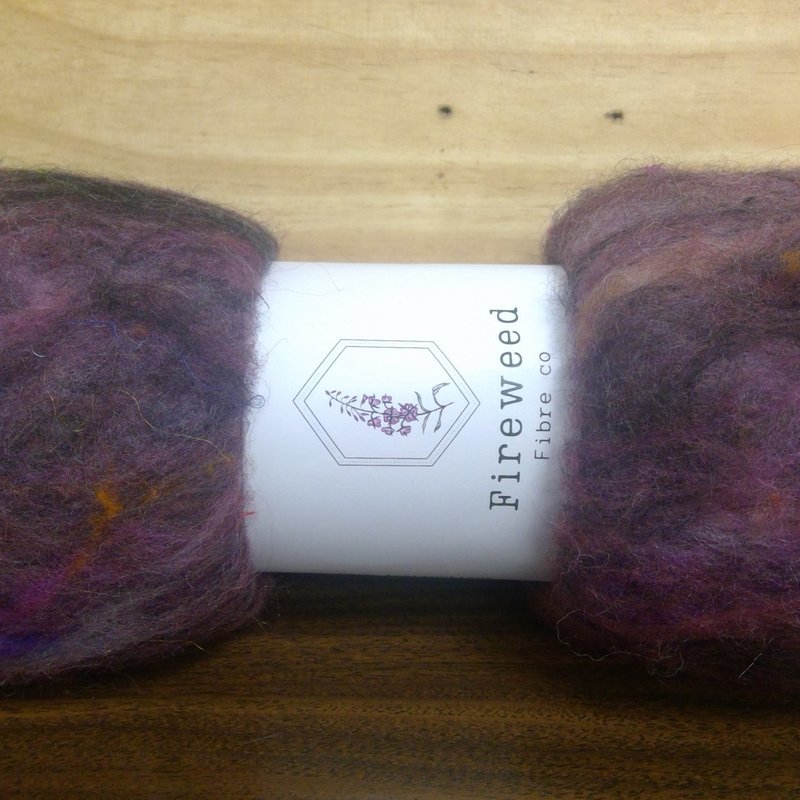 Yarn Dyeing with Fireweed Fibres