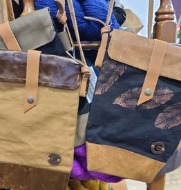 Isabelle Gosslin Designs Isabelle Gosslin Le Festival  canvas & leather bag (sm)