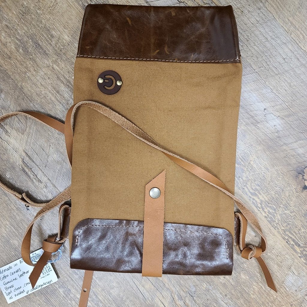 Isabelle Gosslin Designs Isabelle Gosslin Le Festival  canvas & leather bag (sm)