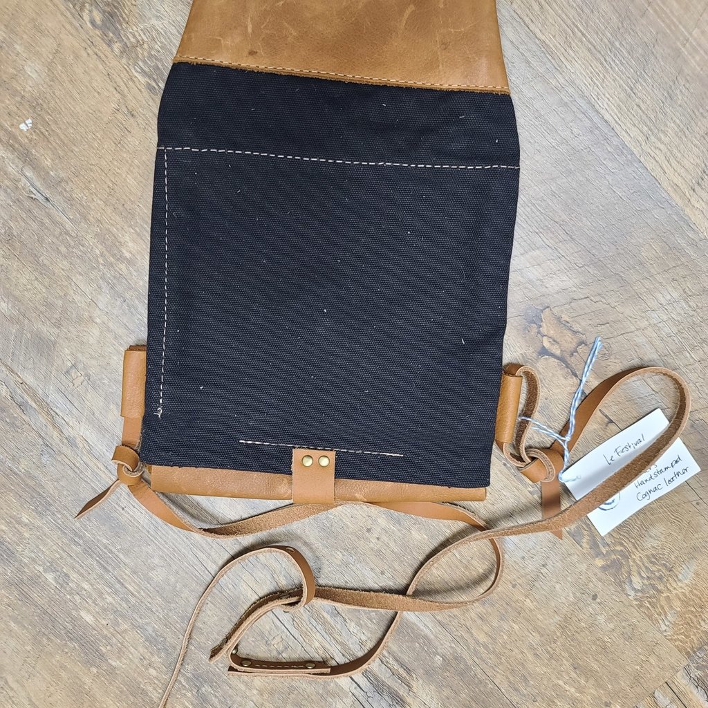 Isabelle Gosslin Designs Isabelle Gosslin Le Festival  canvas & leather bag (sm)