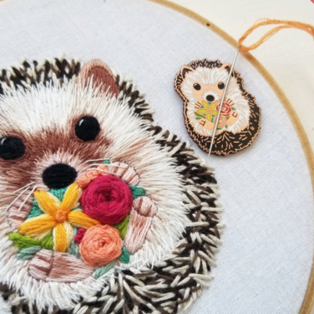 Jessica Long Embroidery Jessica Long  Enamel Needle Minders