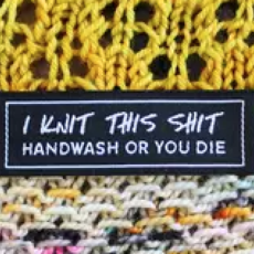 Stitch Together Studio Snarky Labels - woven
