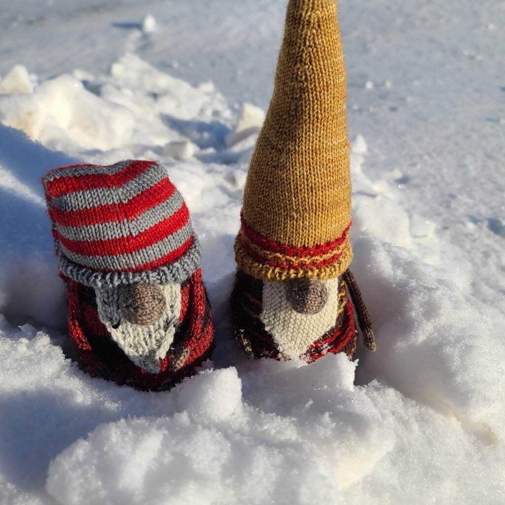 Baa-Realis Fibre  Snow Matter What Gnome Knit Along Kit