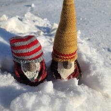 Baa-Realis Fibre  Snow Matter What Gnome Knit Along Kit