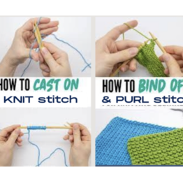 Yarn Divas Learn to Knit May 4 & 11