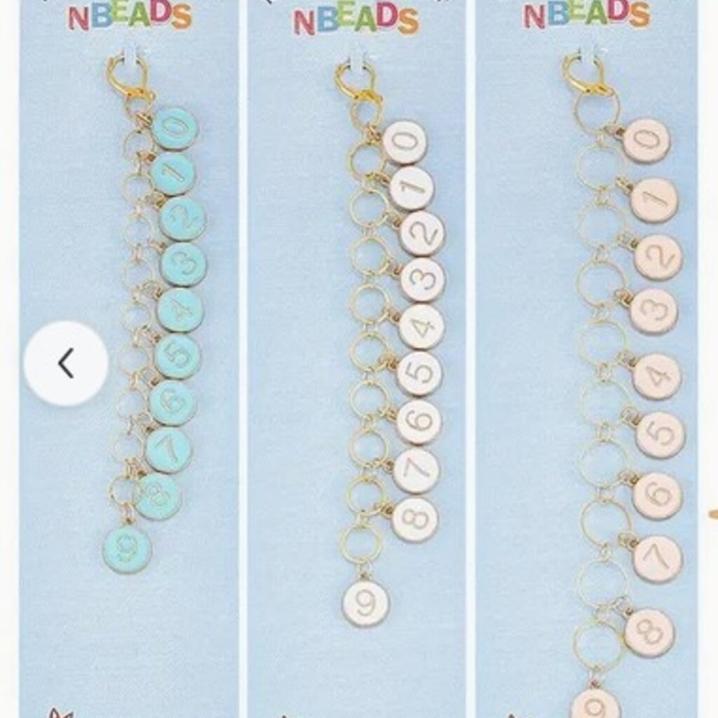 NBEADS Knitting Row Counter Chain