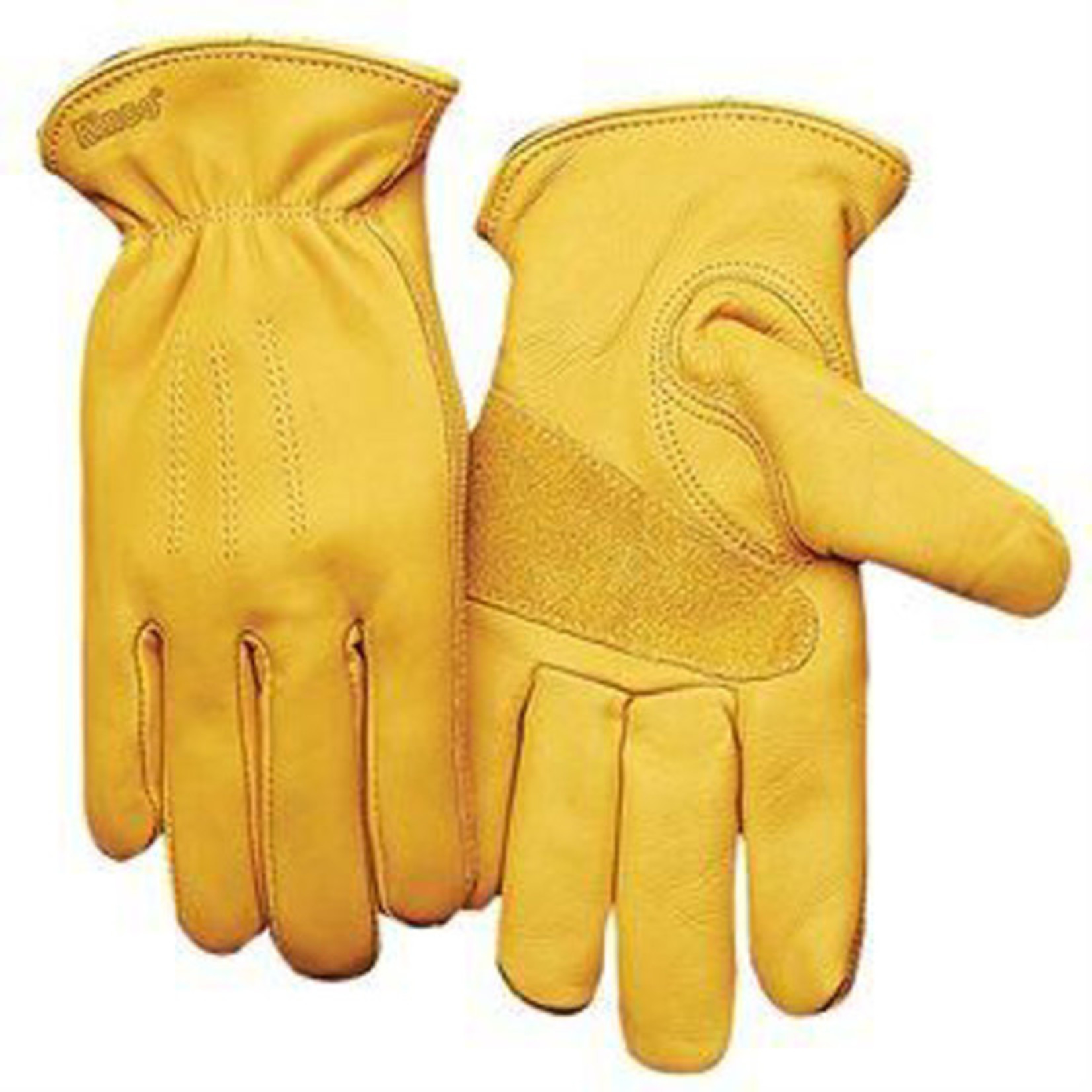 Lined Prem.Grain Reinf.Palm Cowhide Glove L