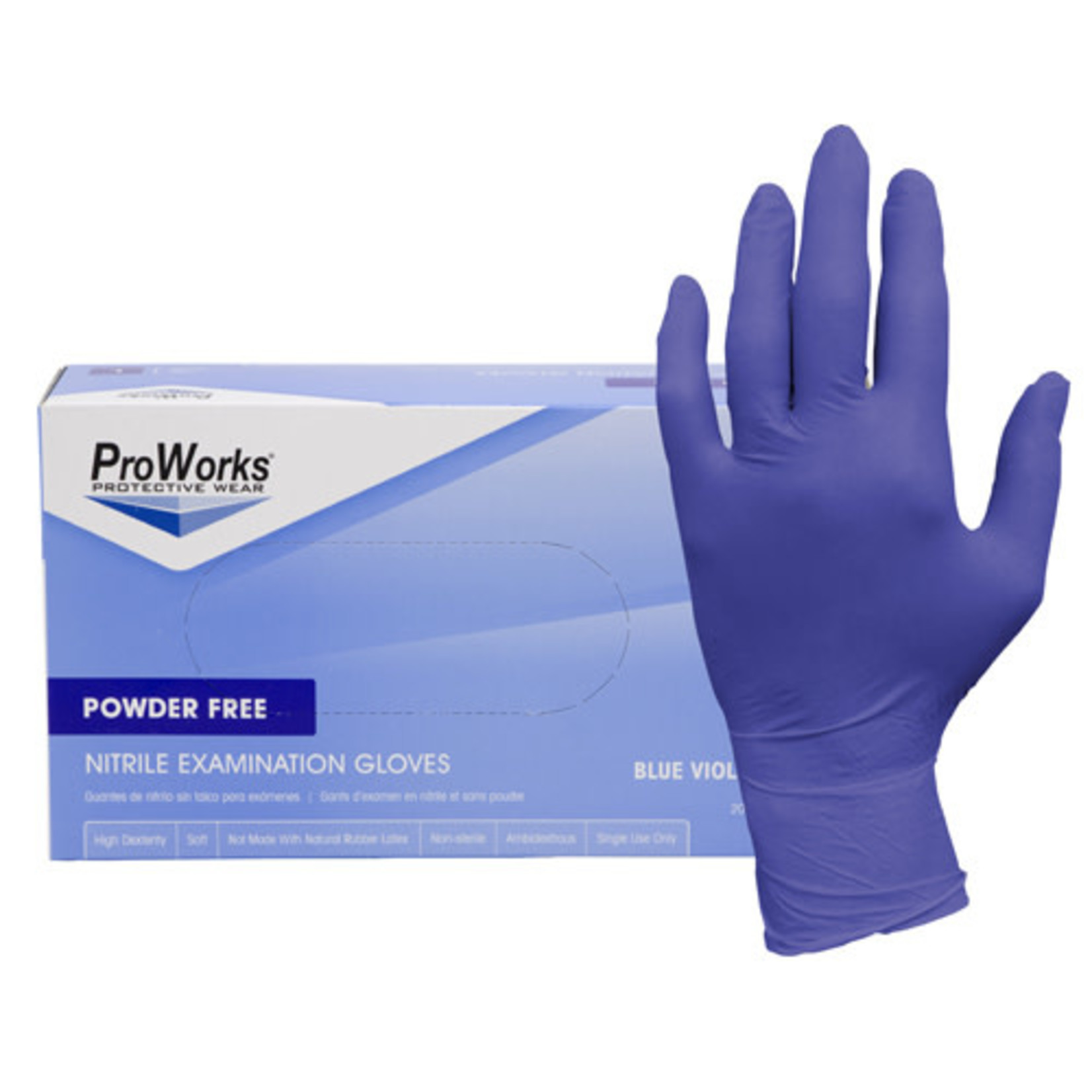 gloves-GL-N125F violet (10/cs)