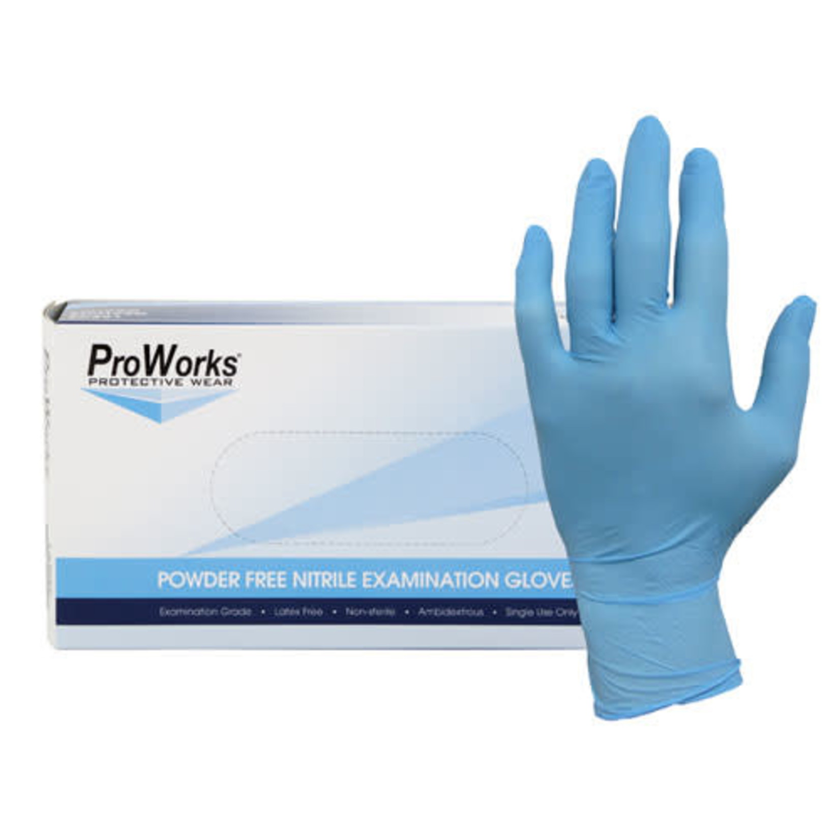 gloves-GL-N106F blue (10/cs)