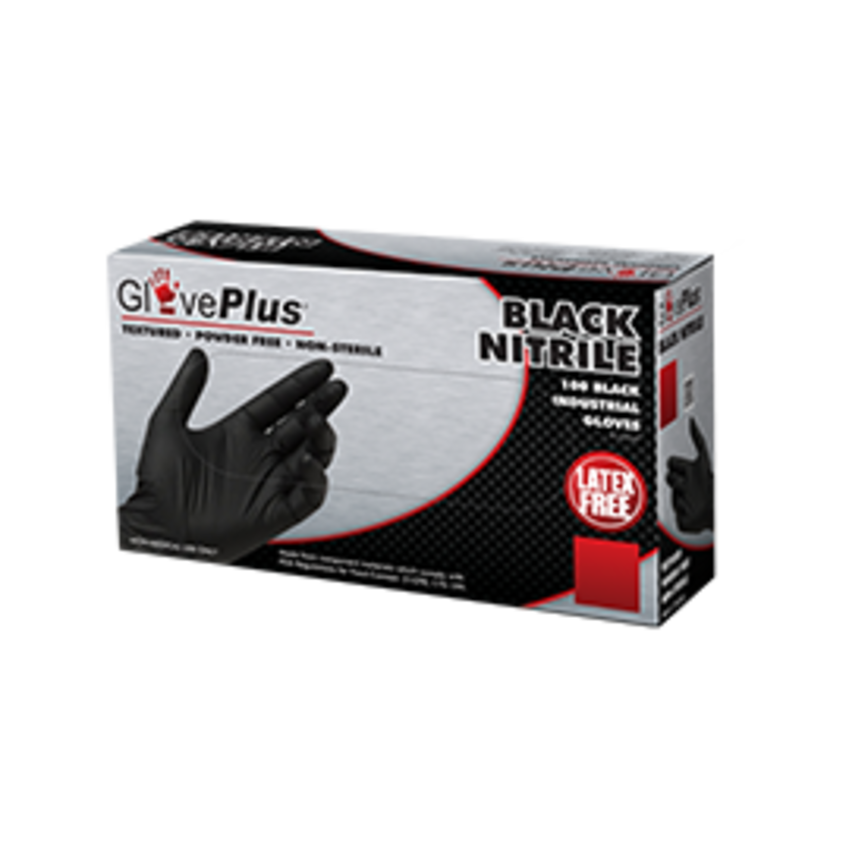 Glove plus blk M M single