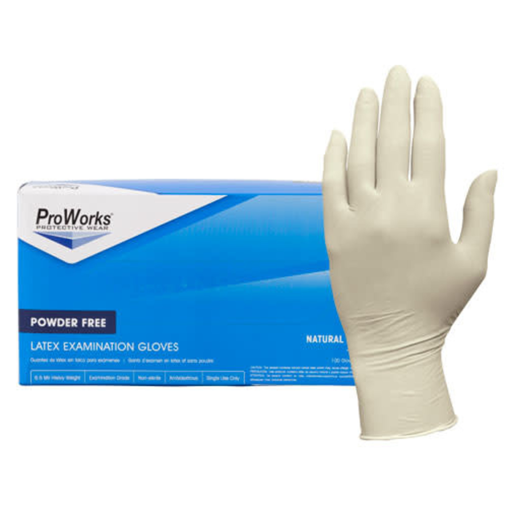 Gloves-GL-L165FM Med  (10/cs)