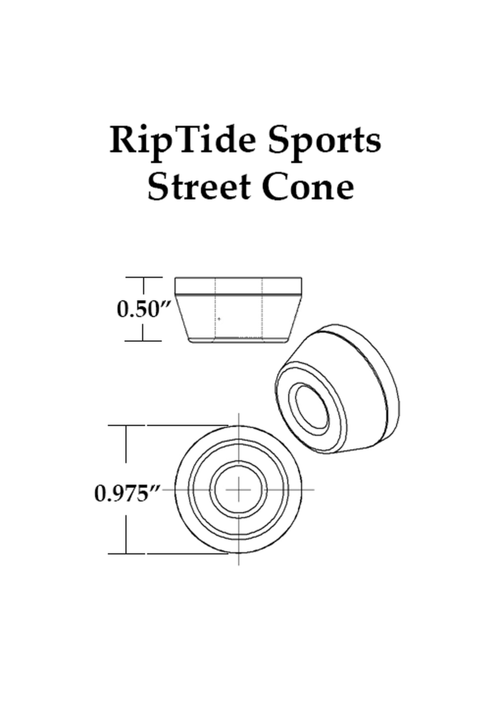 Riptide Sports APS Street Cone