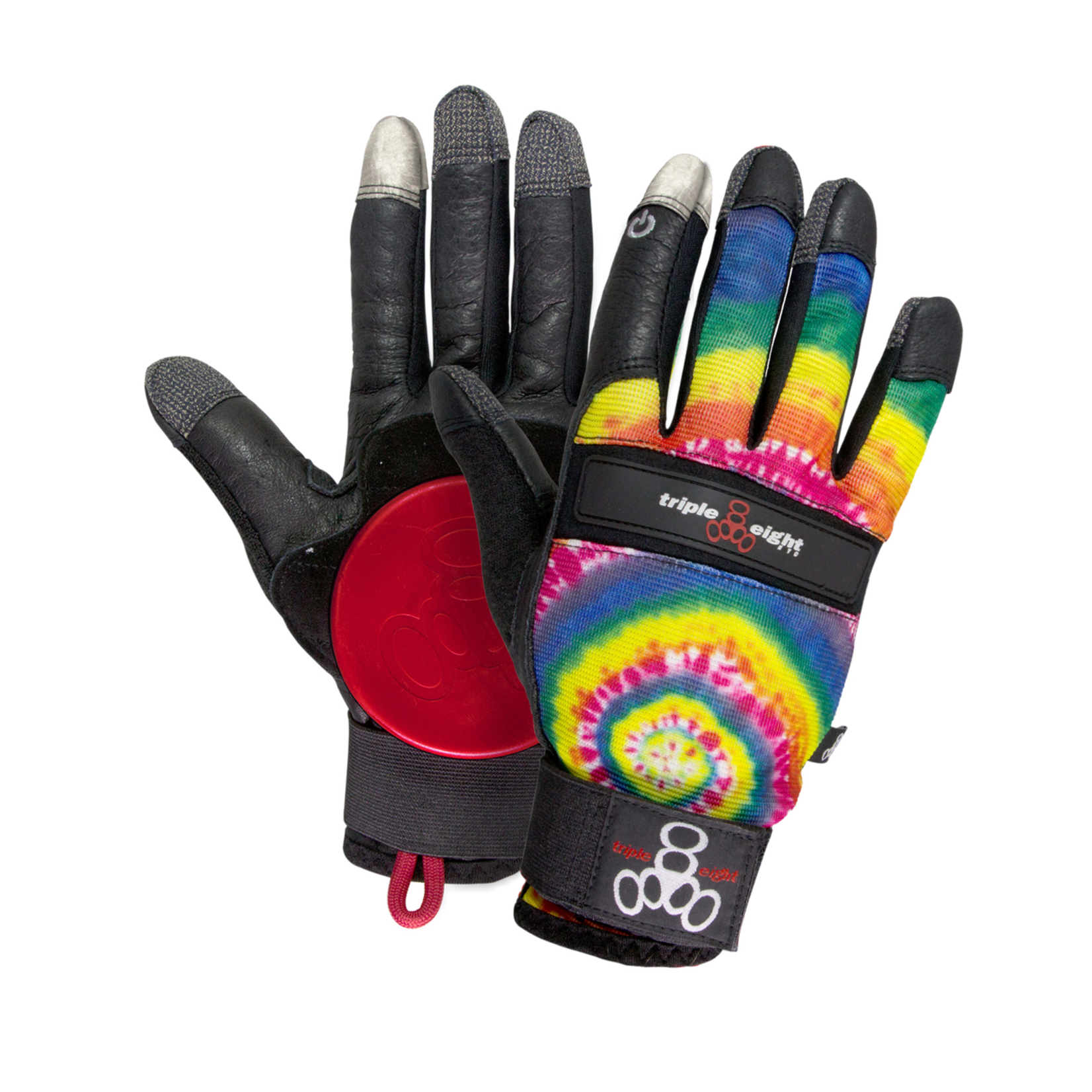 Triple 8 Tie Dye Downhill Longboard Gloves