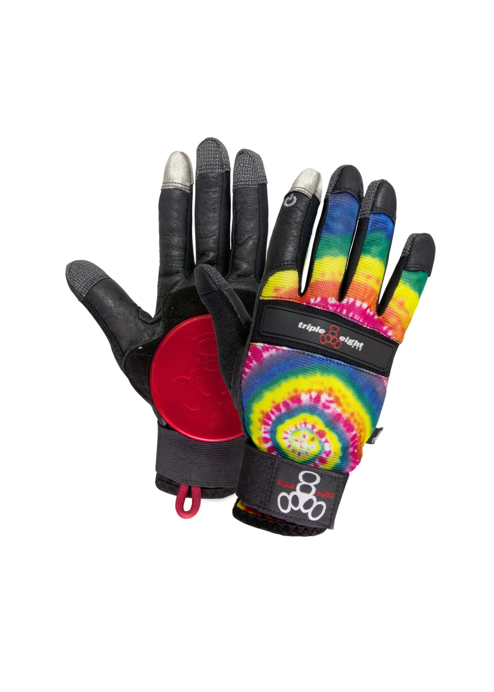 Triple 8 Tie Dye Downhill Longboard Gloves