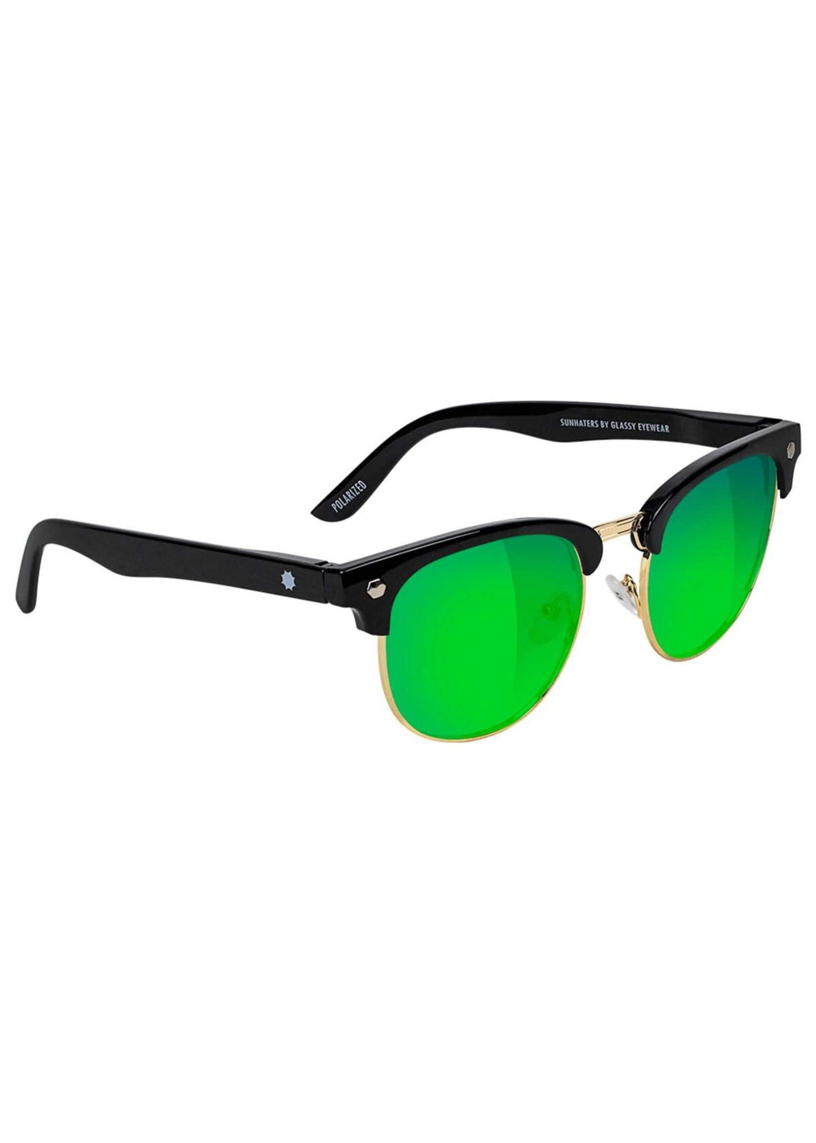 Glassy Eyewear Morrison - Black/Green Mirror