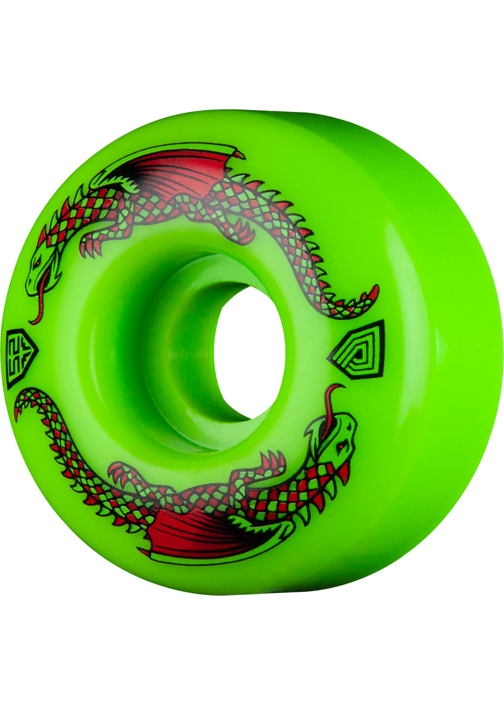 Powell Peralta Dragon Formula Skateboard Wheel 93a Green