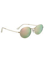 Glassy Eyewear Campbell Polarized - Gold/Pink Mirror