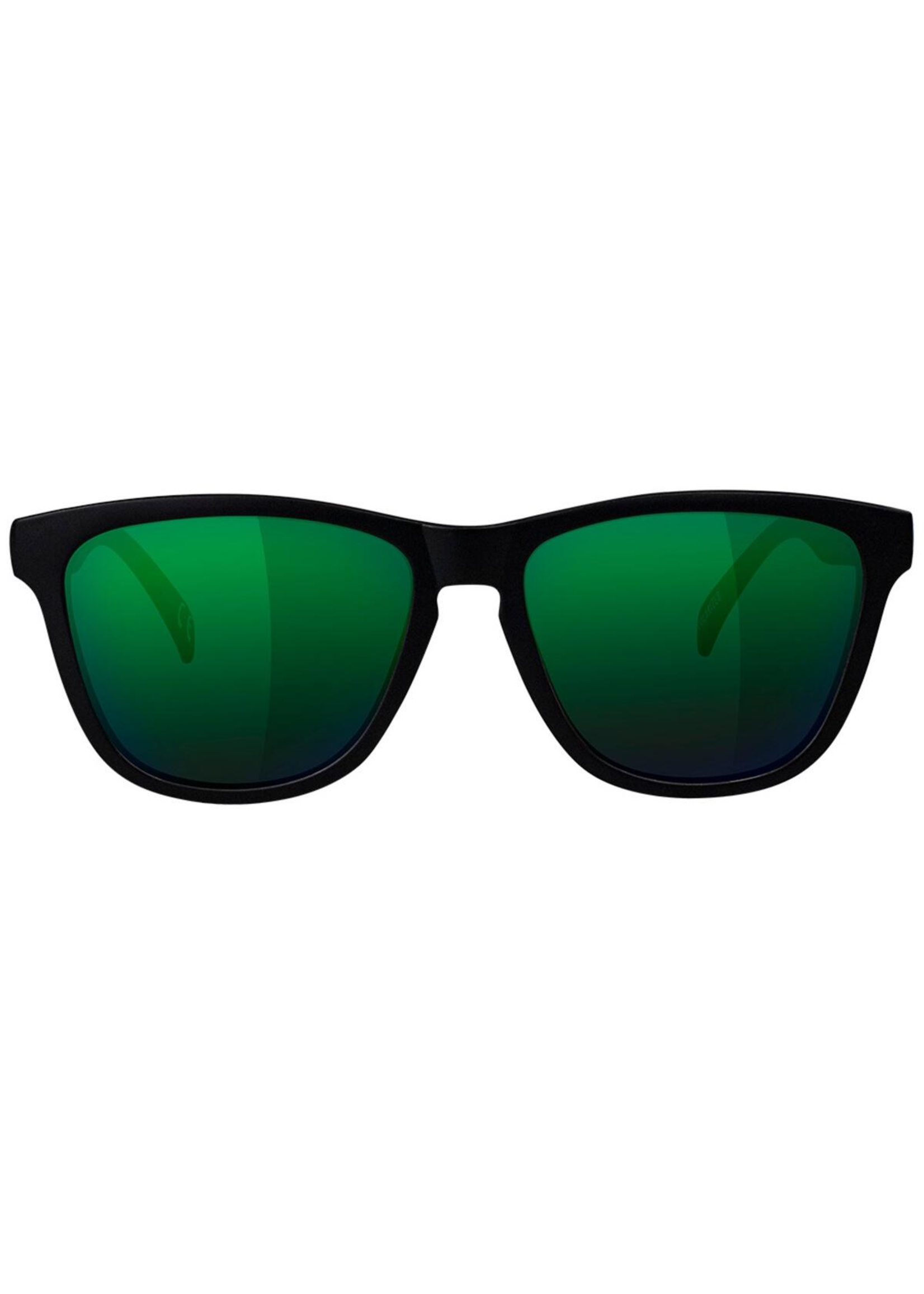 Glassy Eyewear Deric - Matte Black/Green Mirror