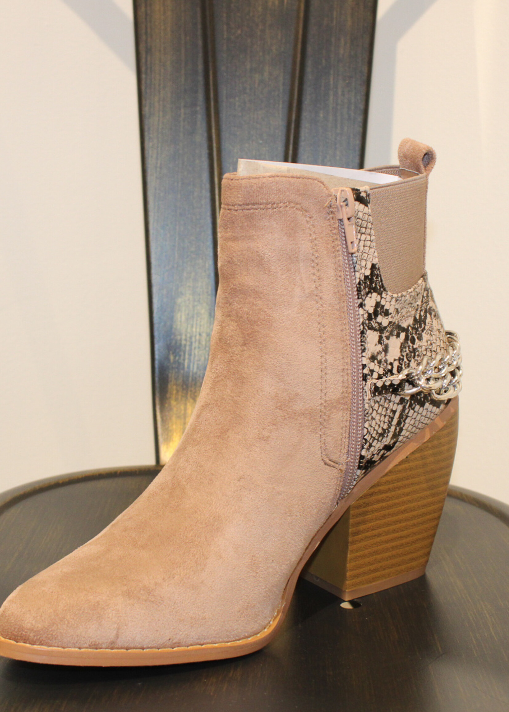 Snake chain bootie *FINAL SALE*