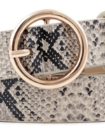 Snake Print Belt *FINAL SALE*