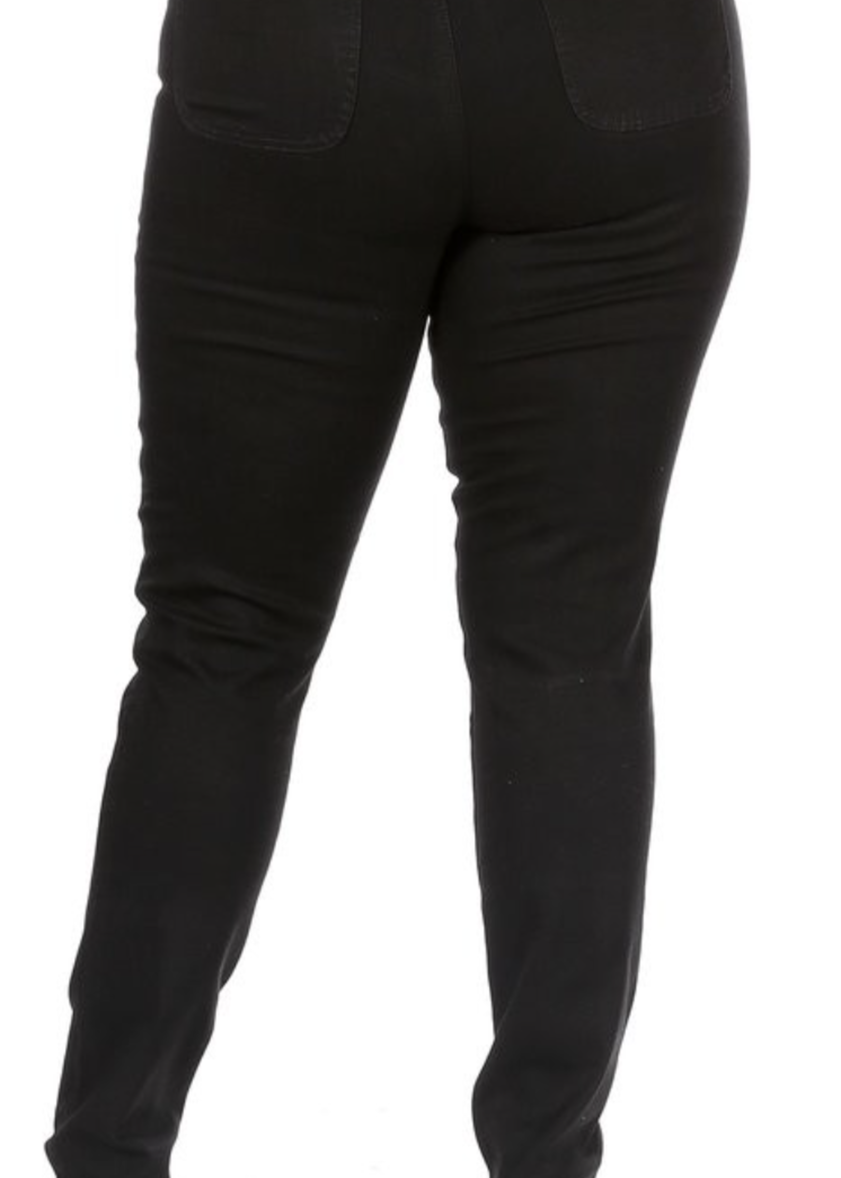 Plus size black high waist skinny denim pants *FINAL SALE*