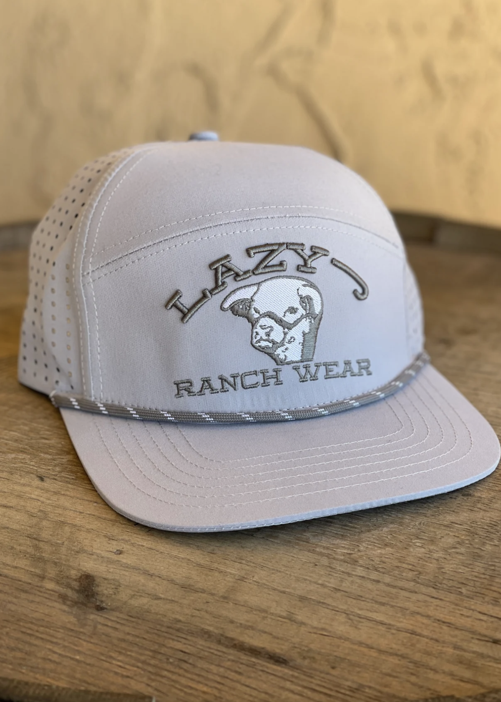 Lazy J Ranch Wear Grey & Grey 4" Performance Cap *FINAL SALE*