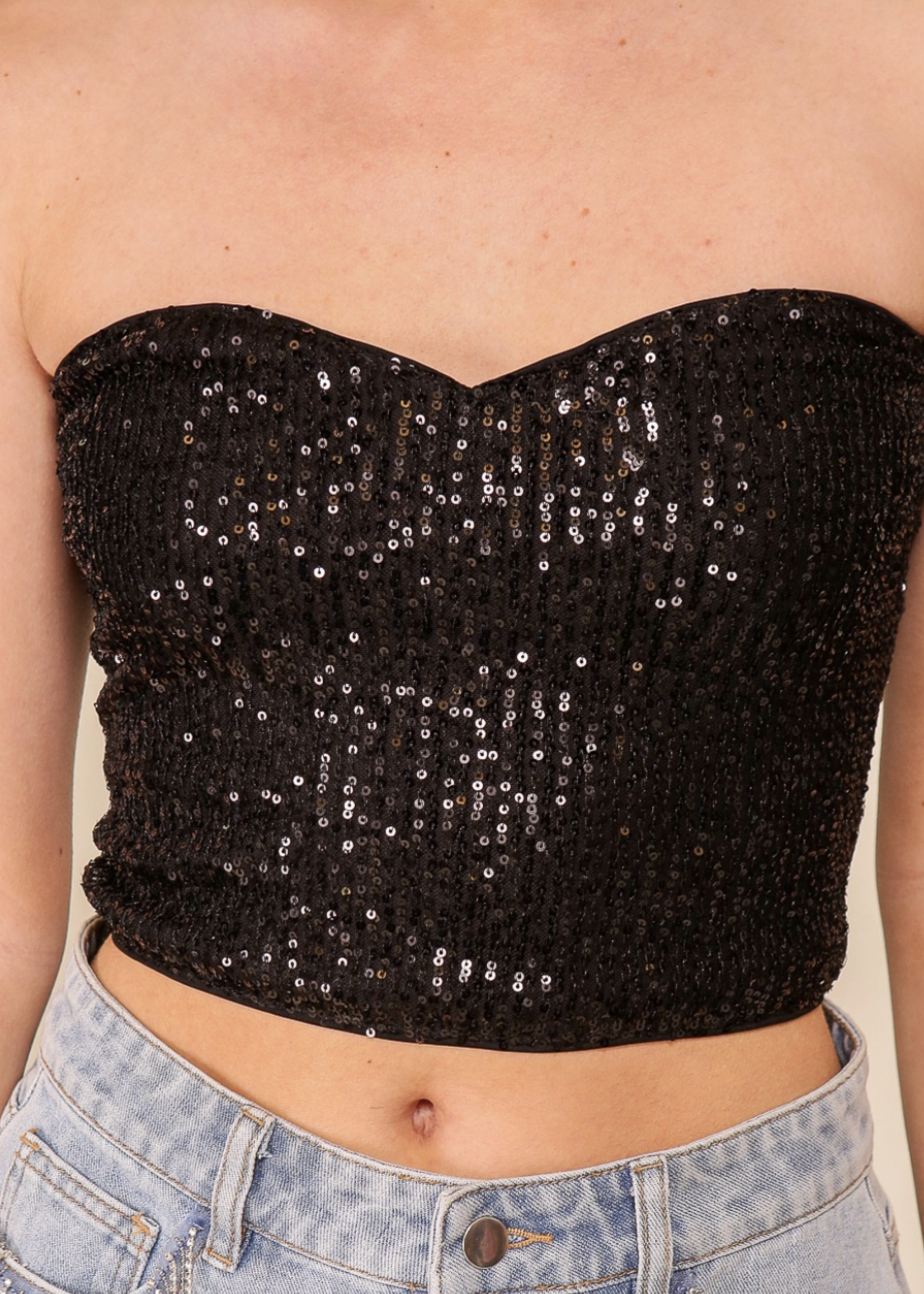 Shimmer Night Tube Top
