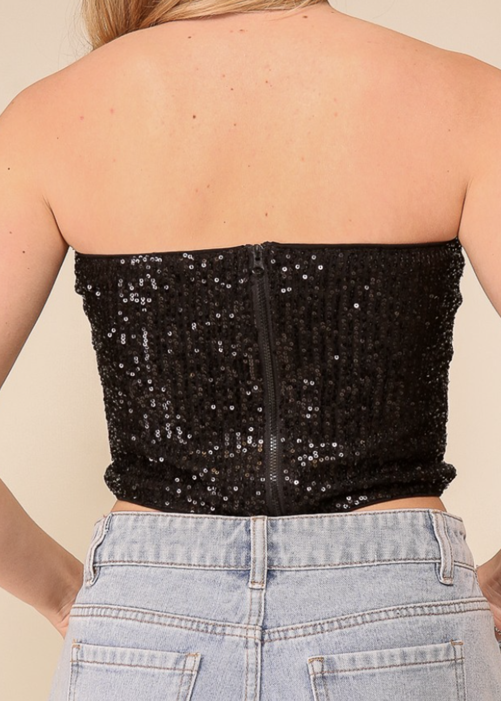 Shimmer Night Tube Top