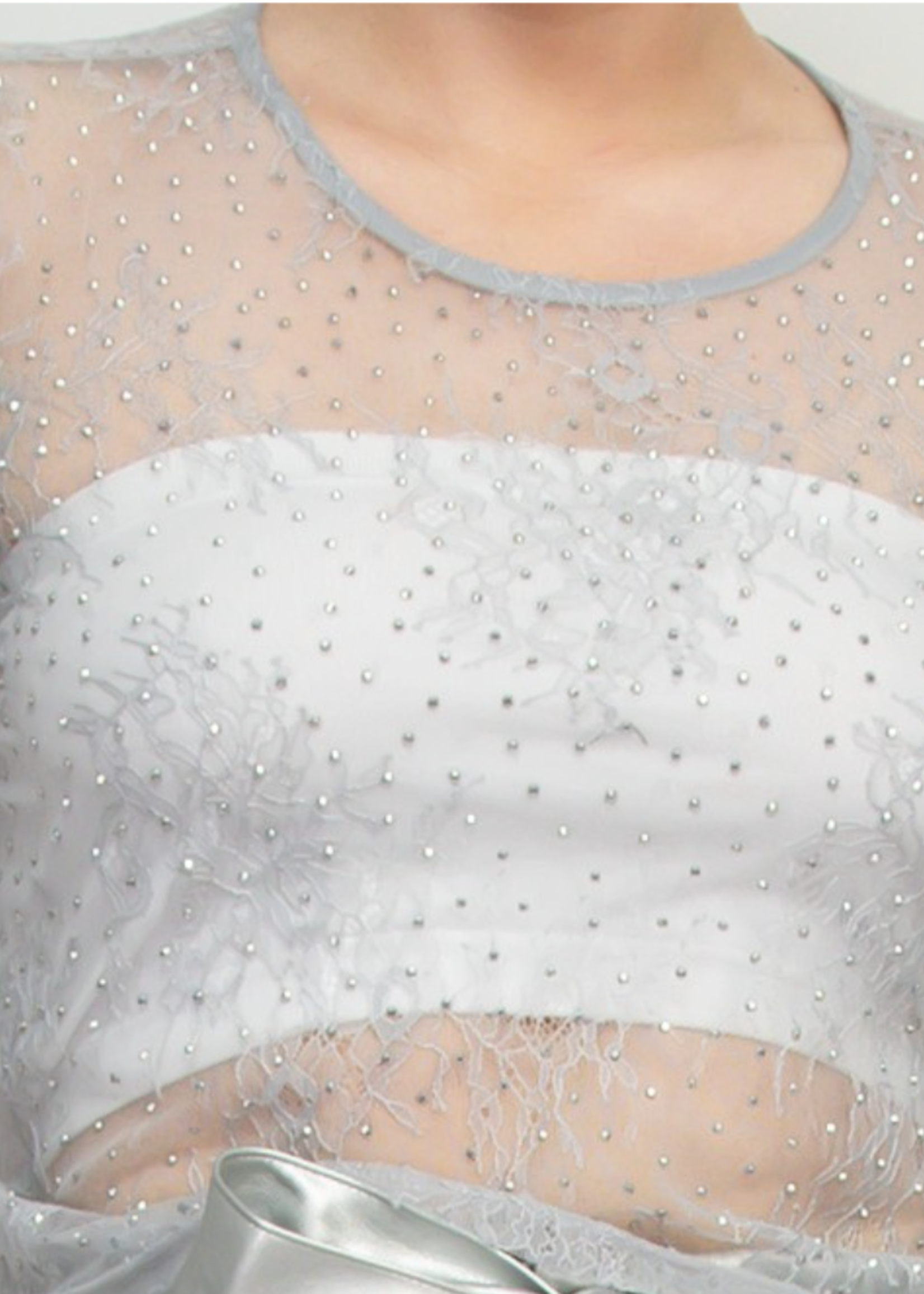 Bedazzle Lace Longsleeve Top