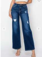 Pulling Me Back Wide Leg Jeans