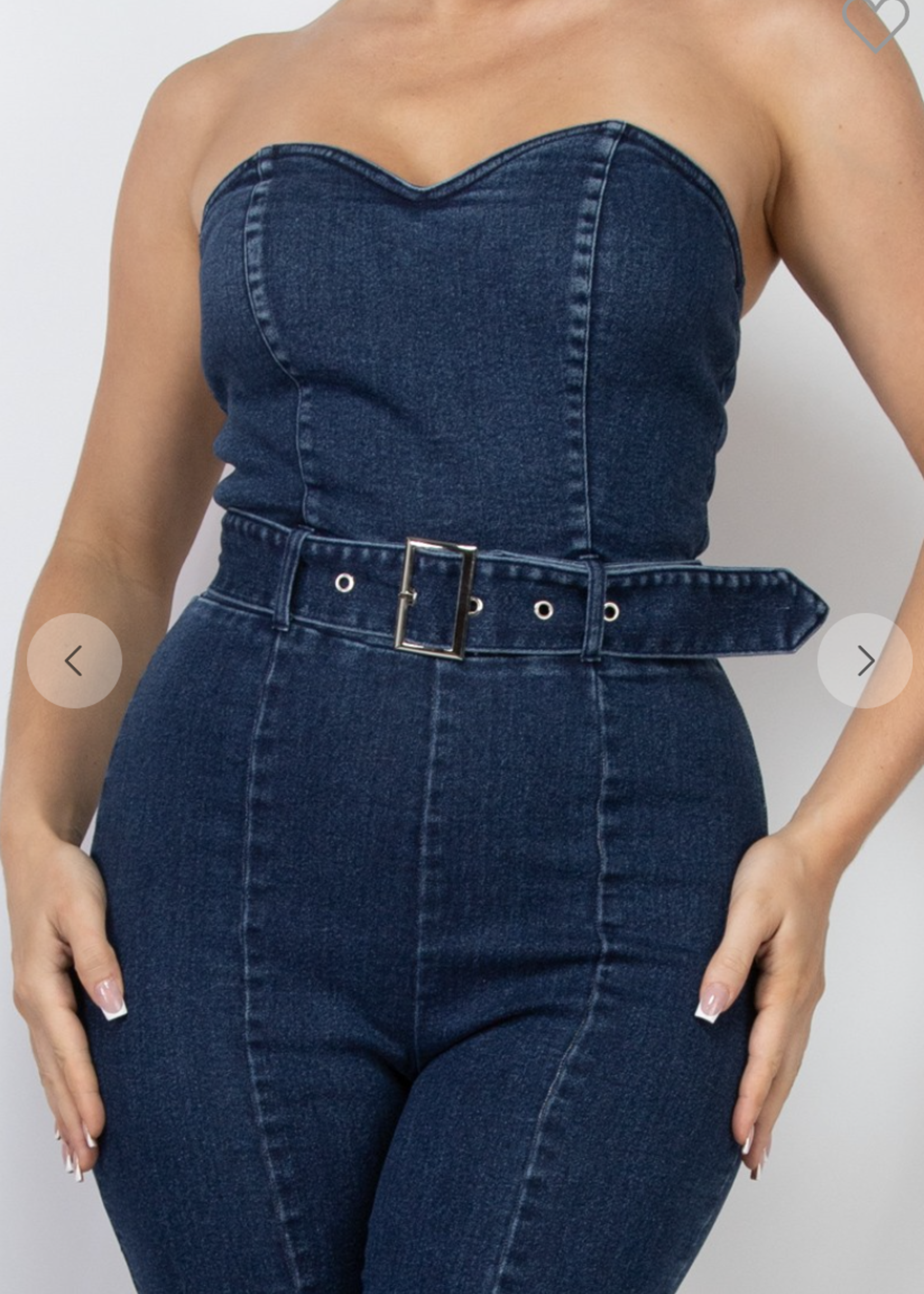 Slay For You Denim Jumpsuit