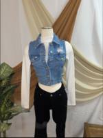 Yes Darling Denim Vest