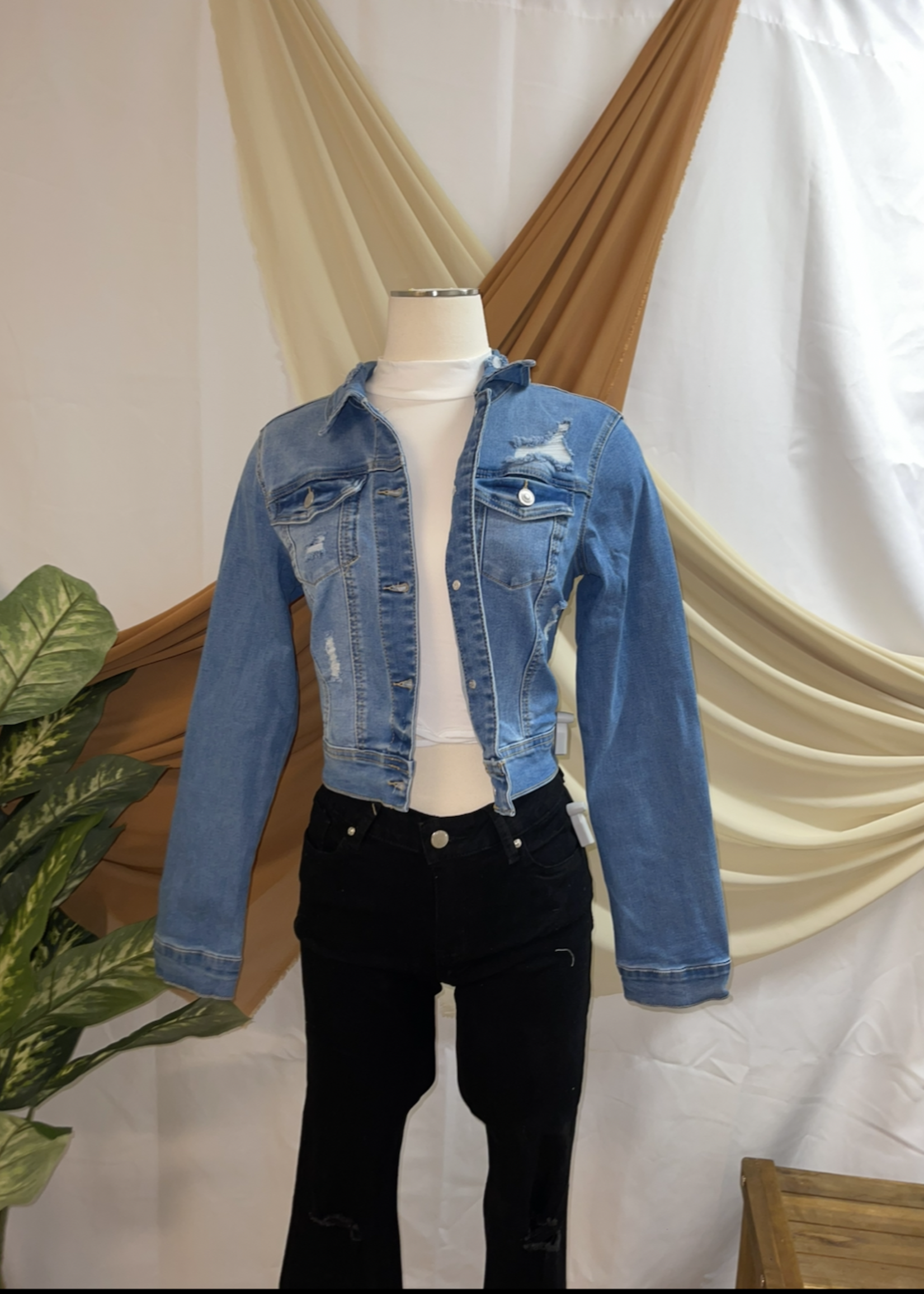 In My Own World Denim Jacket