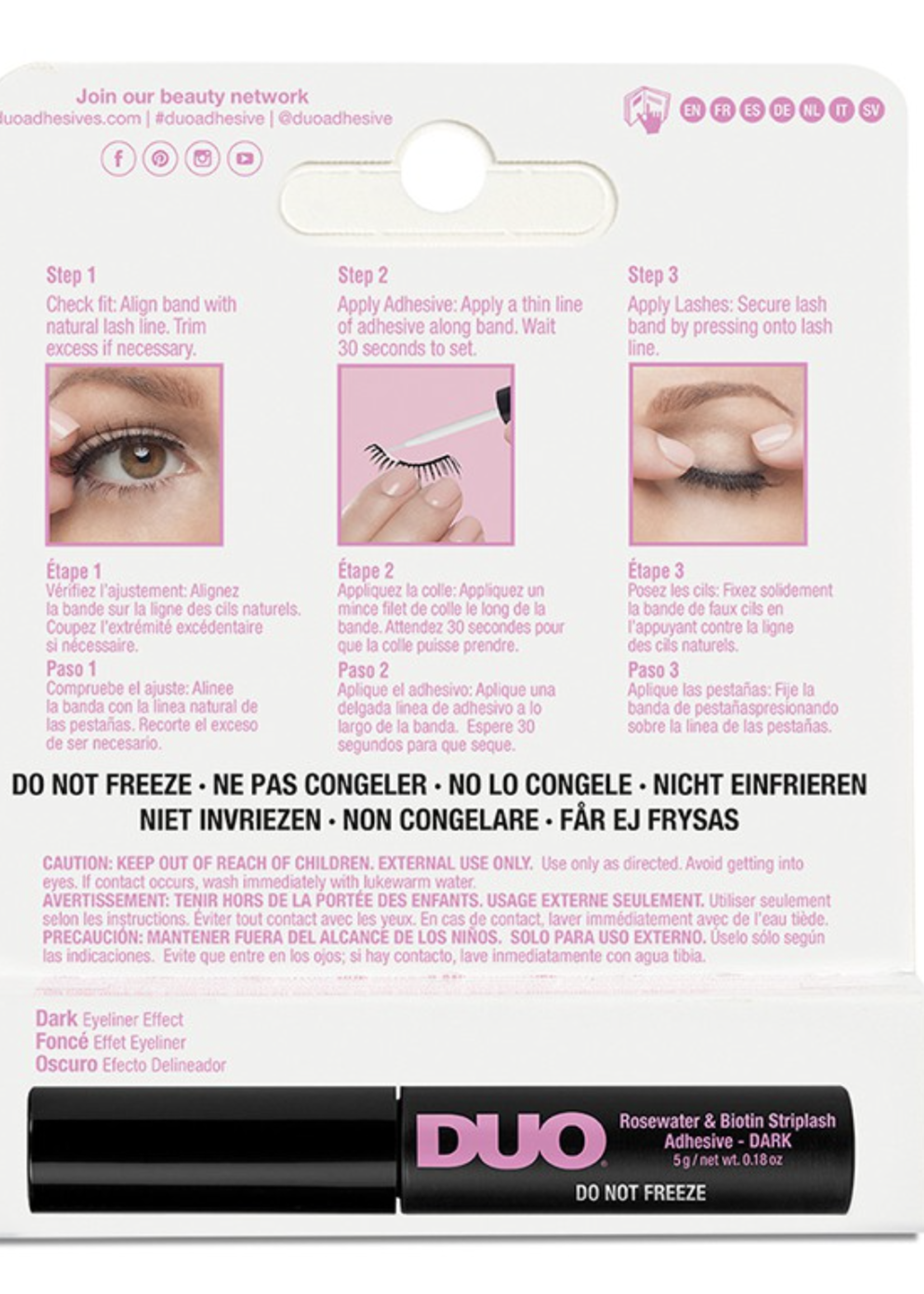 DUO Rose Water Eyelash Adhesive