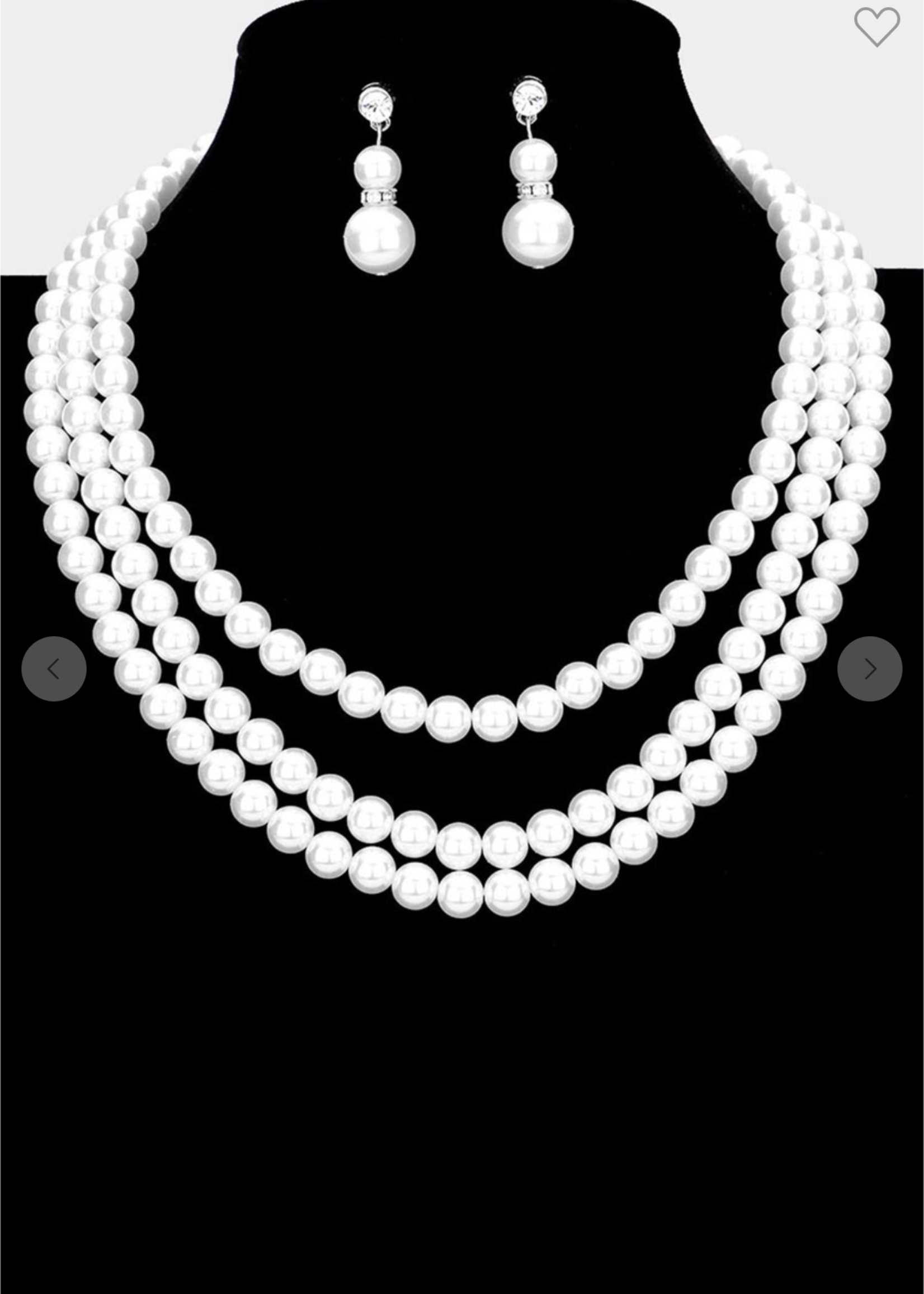 Pearl Keeper Necklace Set