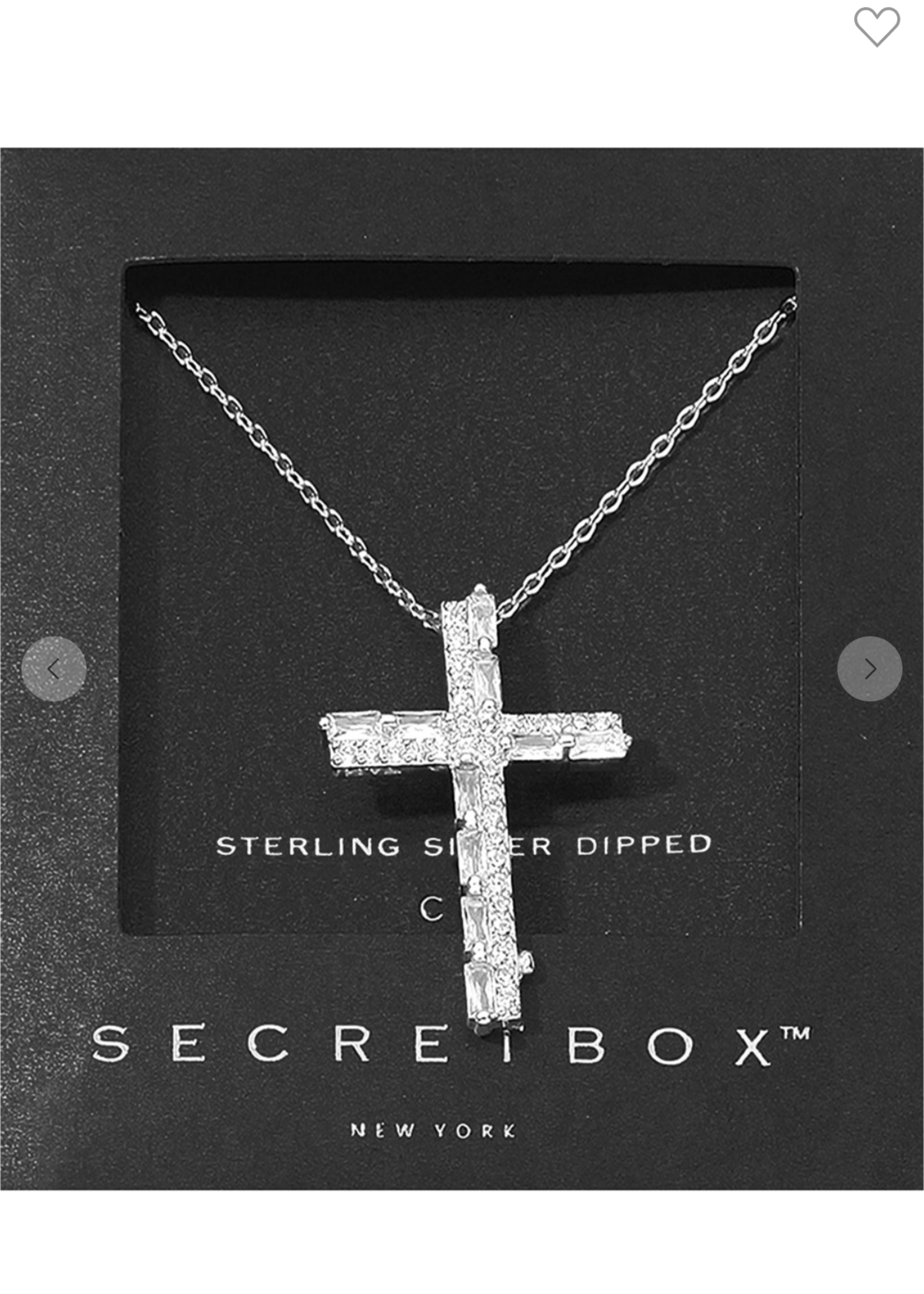 Who Do You Love Cross Necklace