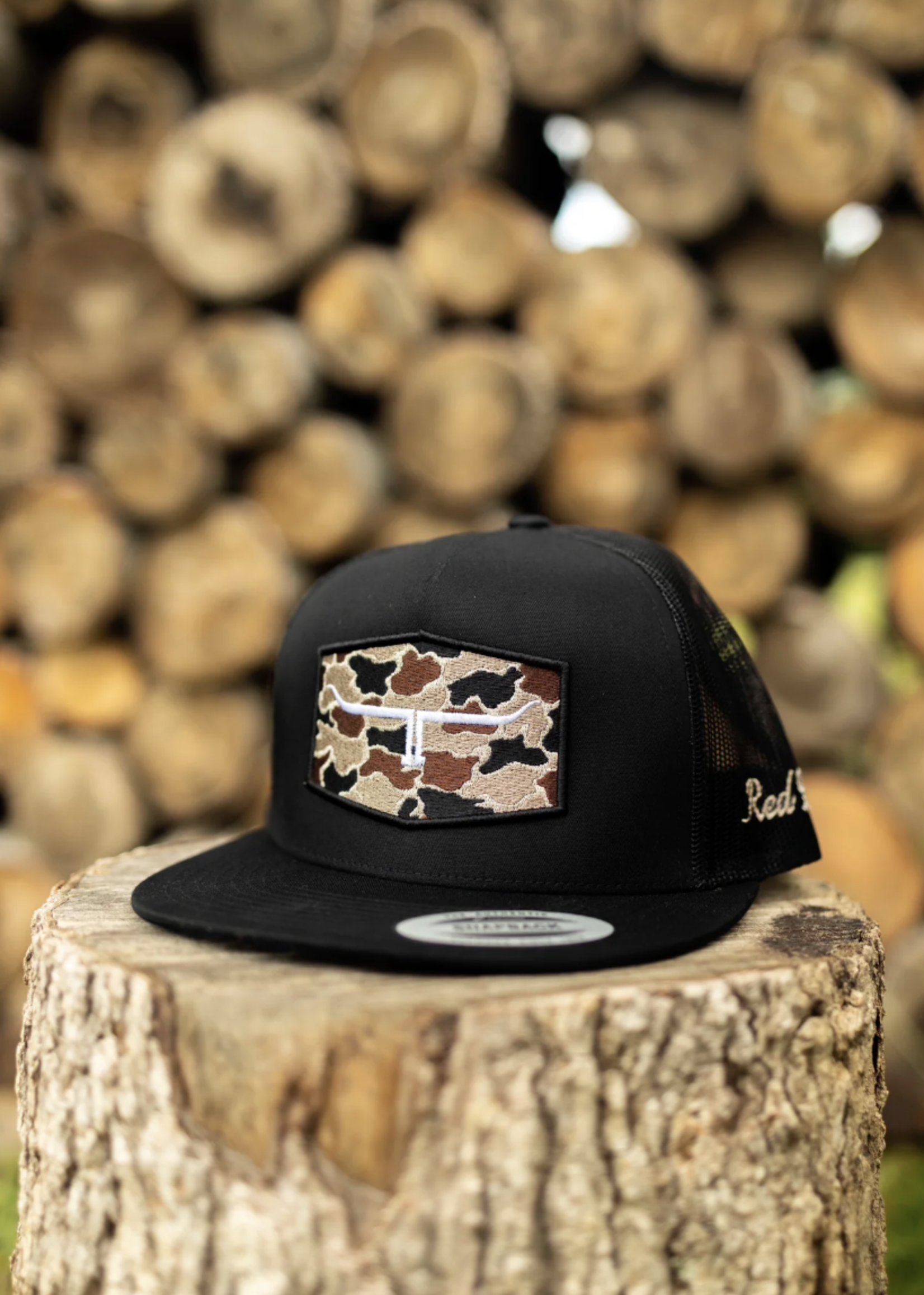 Midnight Camo Hex Bandge Hat