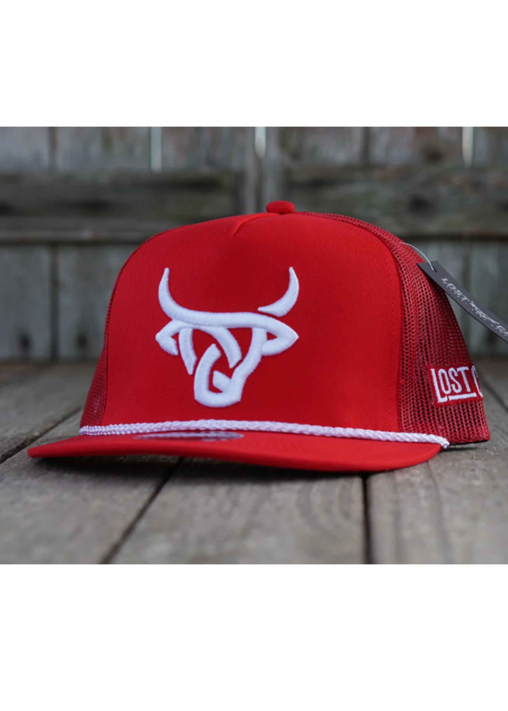 Rope Hat Flat Red